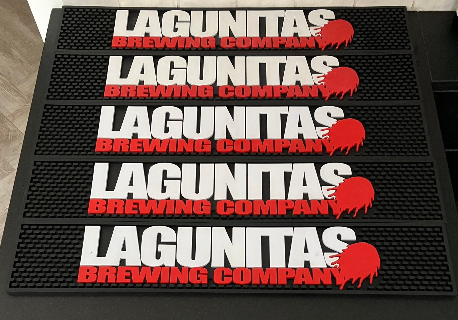 5x gebruikte Lagunitas Barmatten IPA, Verzamelen, Biermerken, Ophalen of Verzenden, Gebruikt, Overige typen, Heineken