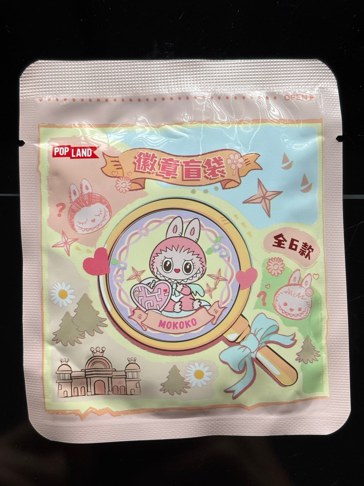 POP MART POPLAND MOKOKO Carnival Game Tin Badge Blind Bag, Verzamelen, Poppetjes en Figuurtjes, Verzenden, Nieuw