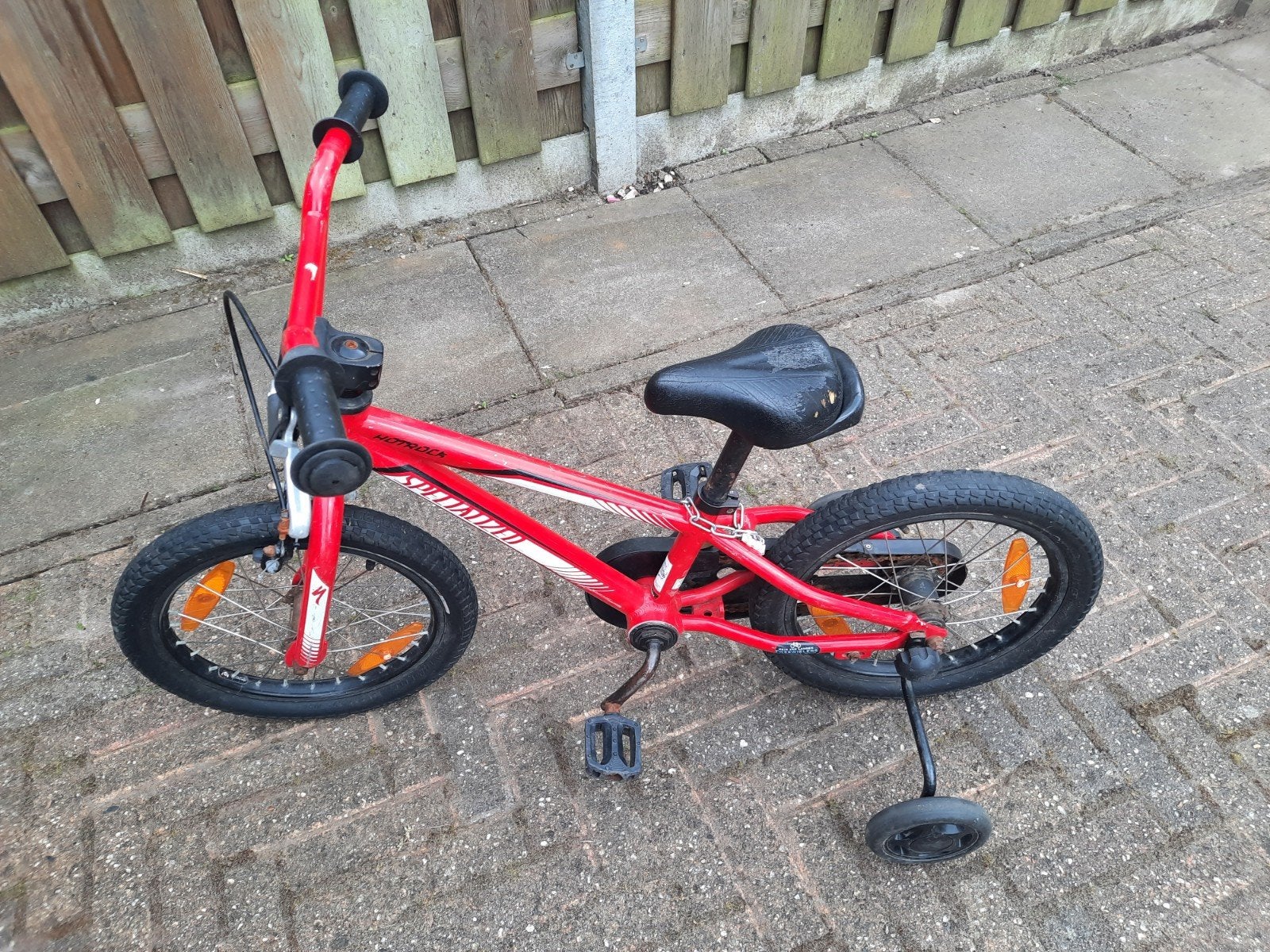 Kinderfiets 15 inch banden, Ophalen of Verzenden, Gebruikt, Minder dan 16 inch