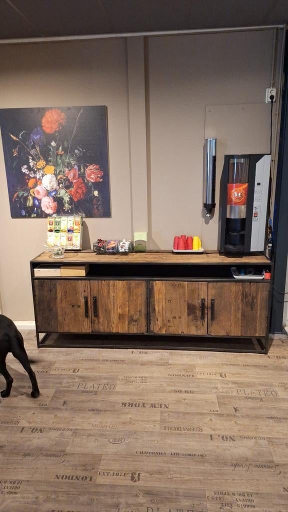 Dressoir 210 cm, Ophalen, Gebruikt, 25 tot 50 cm, 200 cm of meer