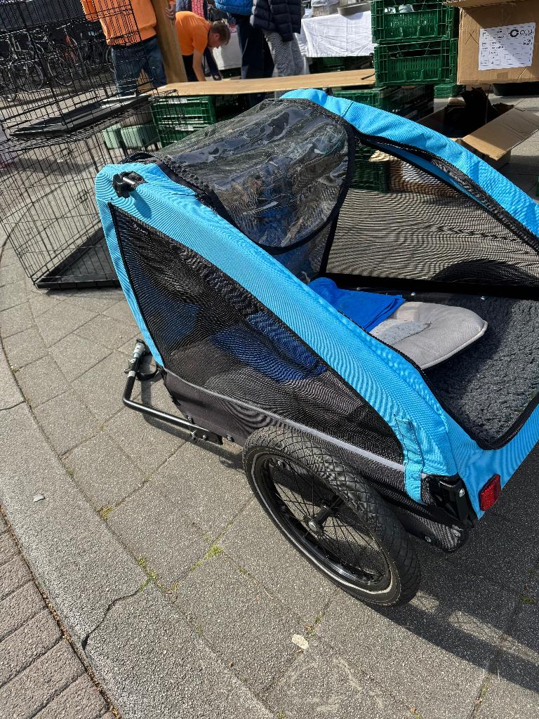 Hondenfietskar Klarfit, Ophalen, Opvouwbaar, 20 tot 40 kg, Zo goed als nieuw