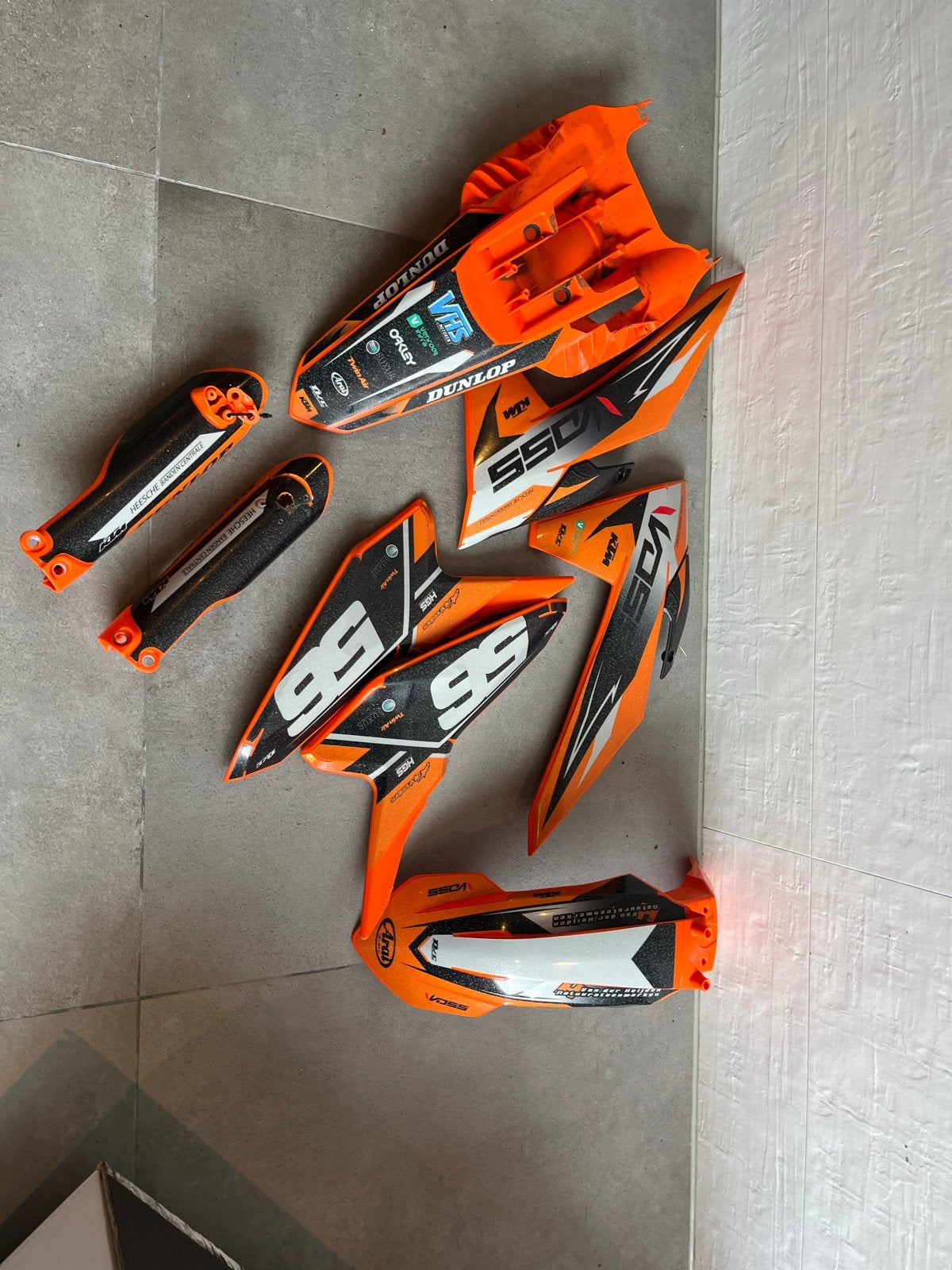 KTM sx 50  kappen sets vanaf bouwjaar 2024, Ophalen of Verzenden, Gebruikt