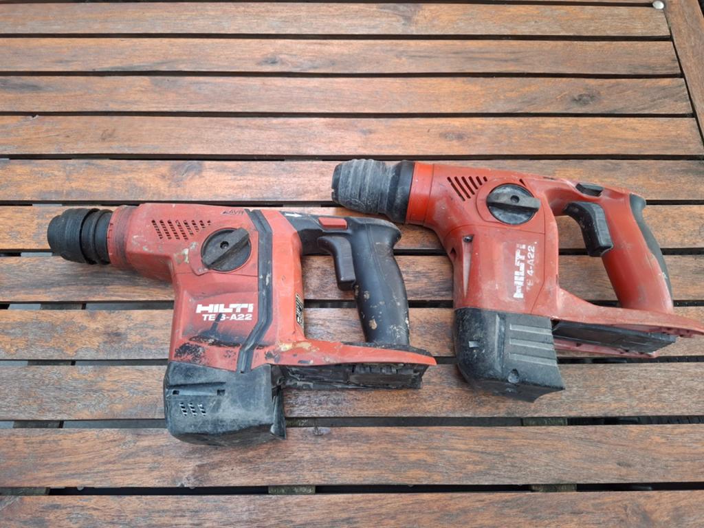 Hilti 22V, Ophalen, Gebruikt