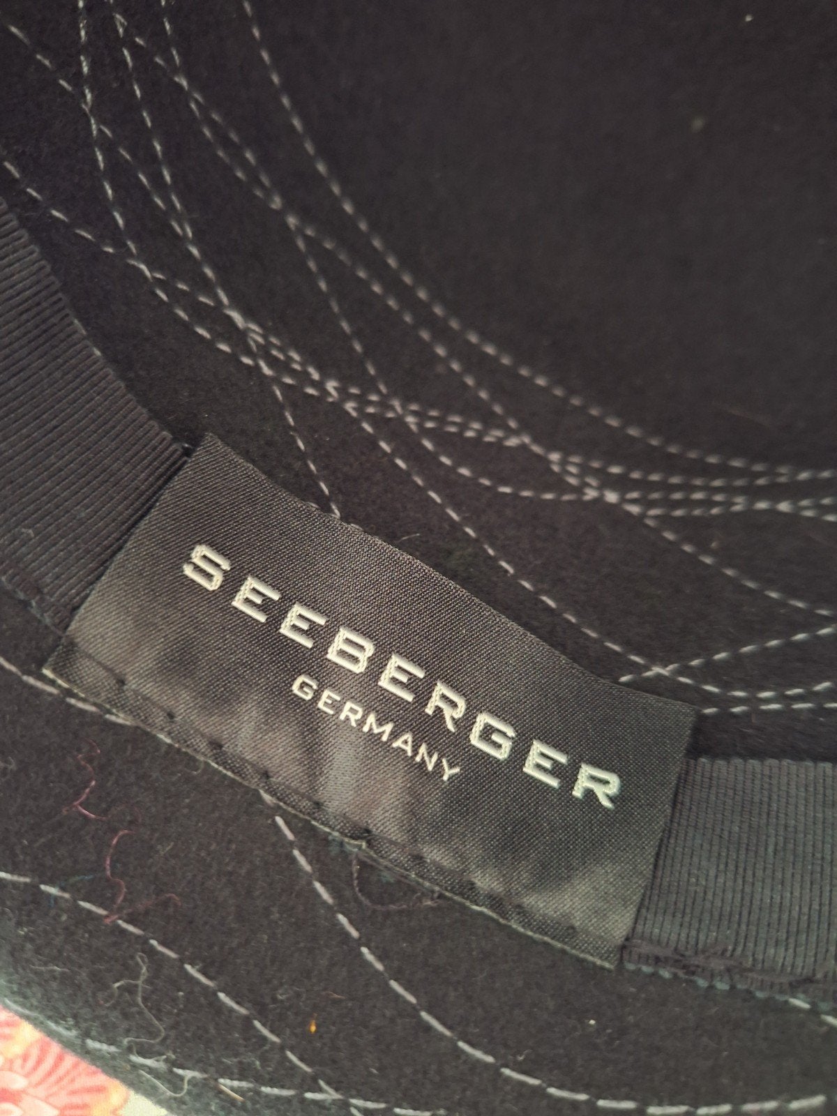 Seeberger Hoed Zwart - Stijlvol en Tijdloos, Seeberger, Ophalen of Verzenden, Zo goed als nieuw, Hoed