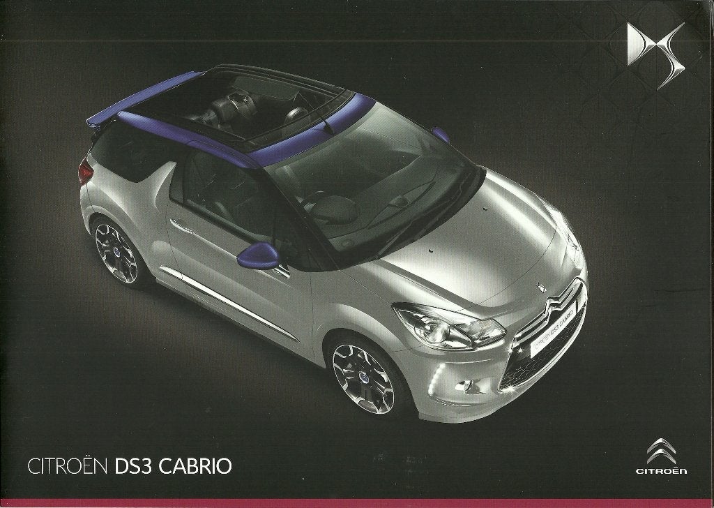 Citroen DS3 incl cabrio folders, Ophalen of Verzenden, Zo goed als nieuw, Citroën