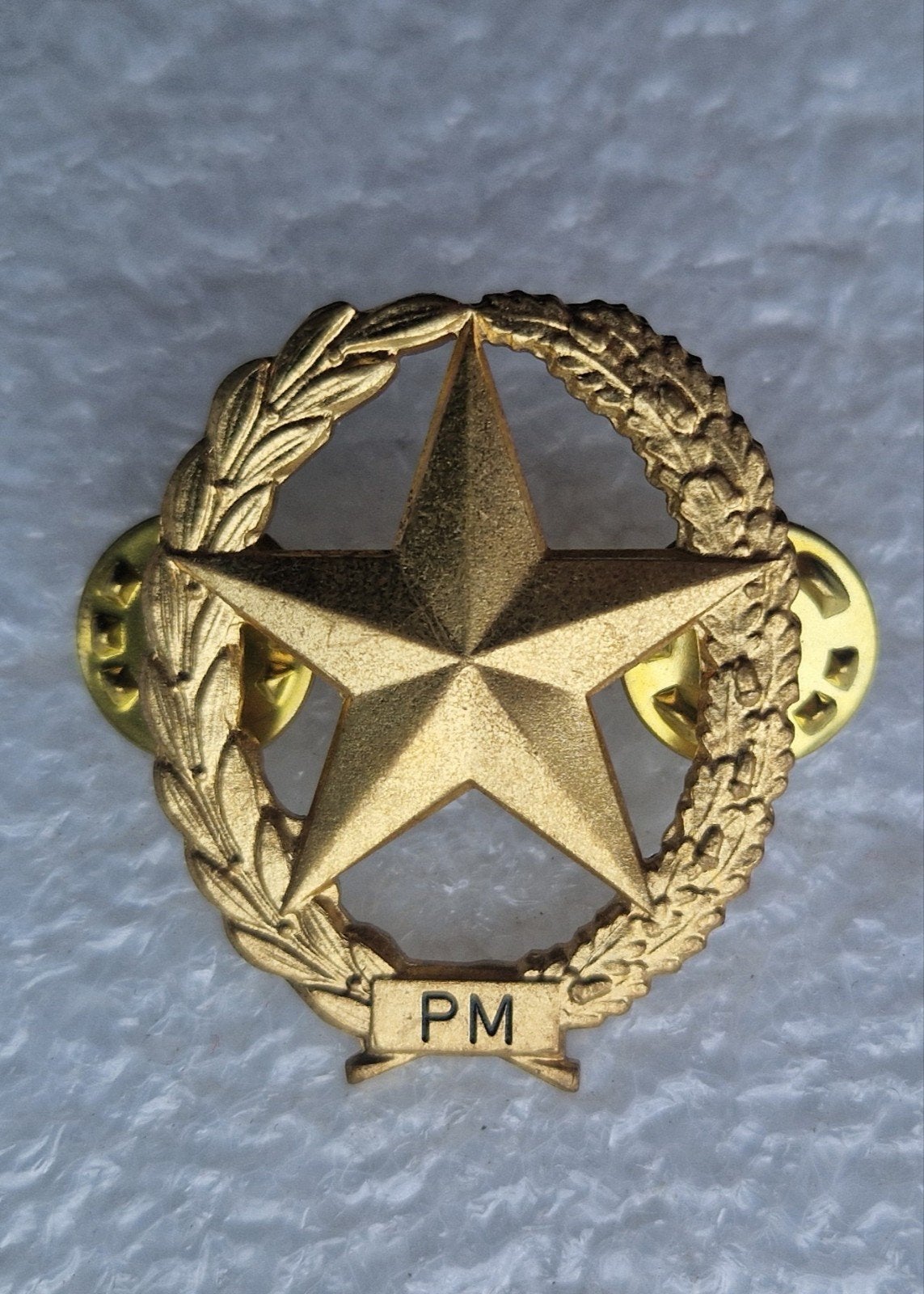 Borst embleem PM, Ophalen of Verzenden, Landmacht, Nederland, Embleem of Badge