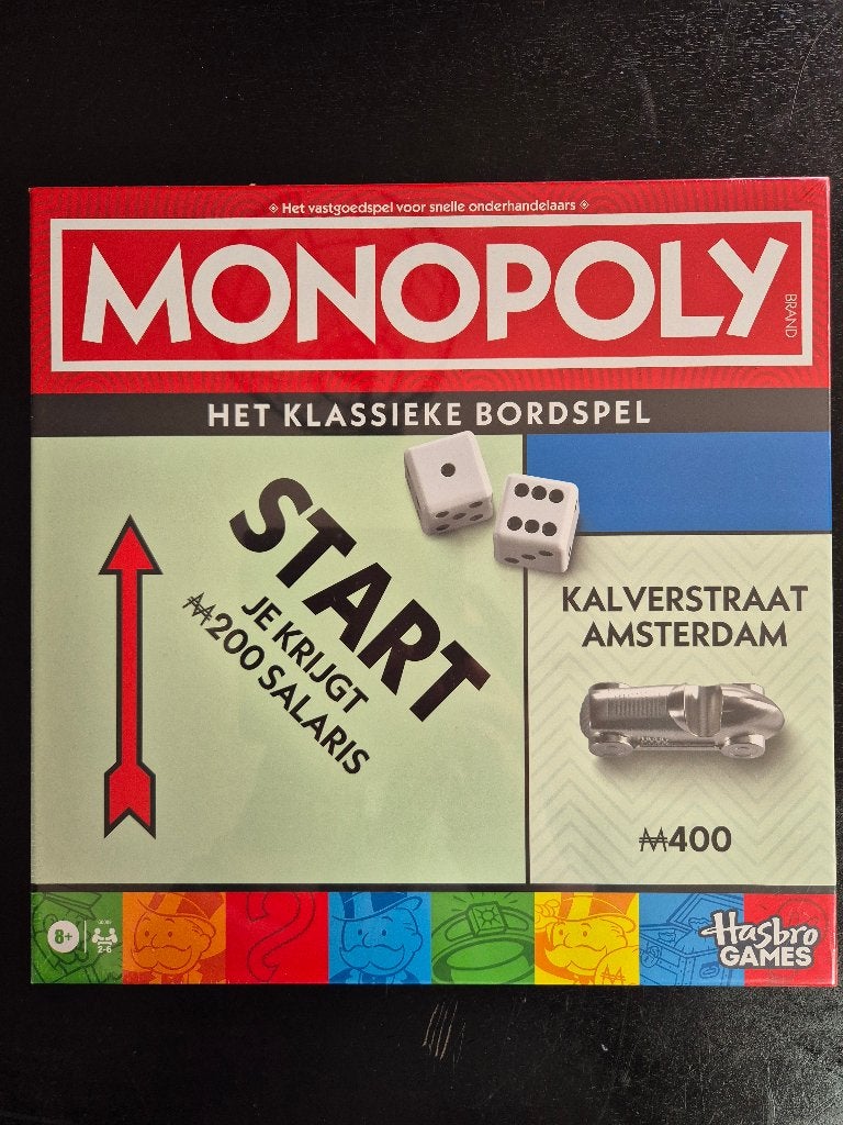 Monopoly nieuw in plastic, Hobby en Vrije tijd, Ophalen of Verzenden, Nieuw, Hasbro