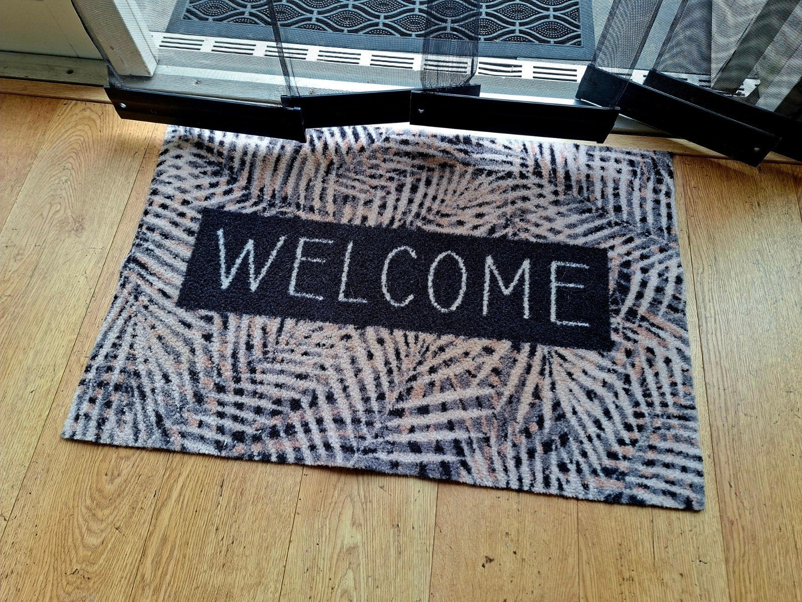 Deurmat 'welcome' bladeren/leaves, Binnen, Kunststof, Ophalen of Verzenden, Zo goed als nieuw