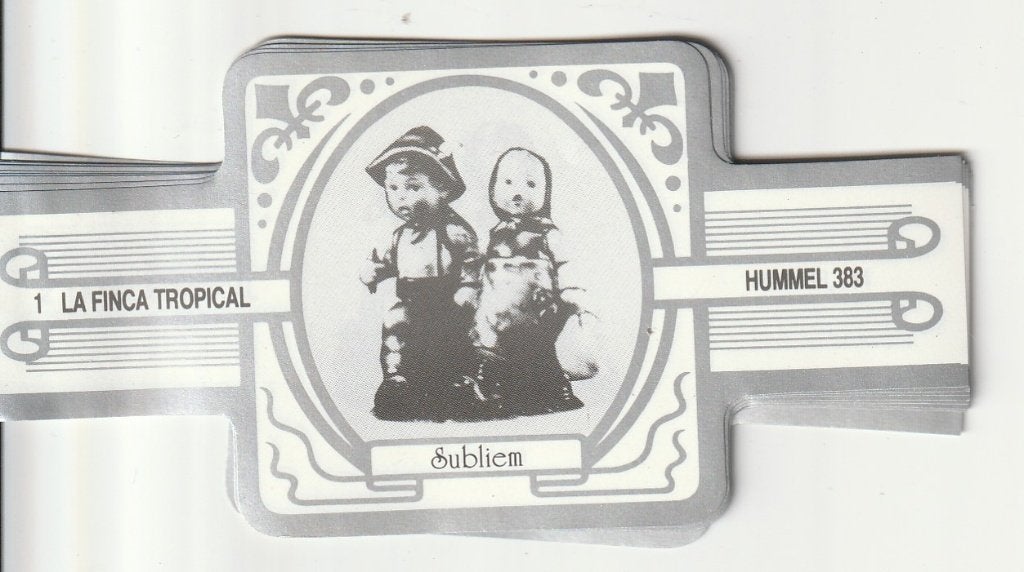 reeks  h. groot  624  hummel   1-12  sigarenbanden, Verzamelen, Ophalen of Verzenden, Zo goed als nieuw, Sigarenbandjes