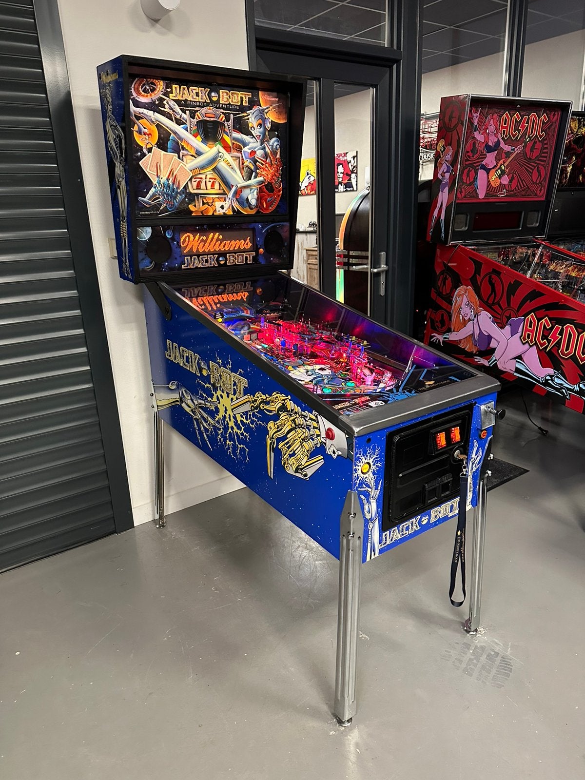 Prachtige flipperkast Williams Jack-Bot Pinball LED