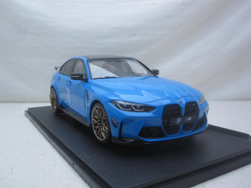 BMW G80 M3 Competition sedan 2024 blauw 1:18 Solido, Ophalen of Verzenden, Nieuw, Auto, Solido