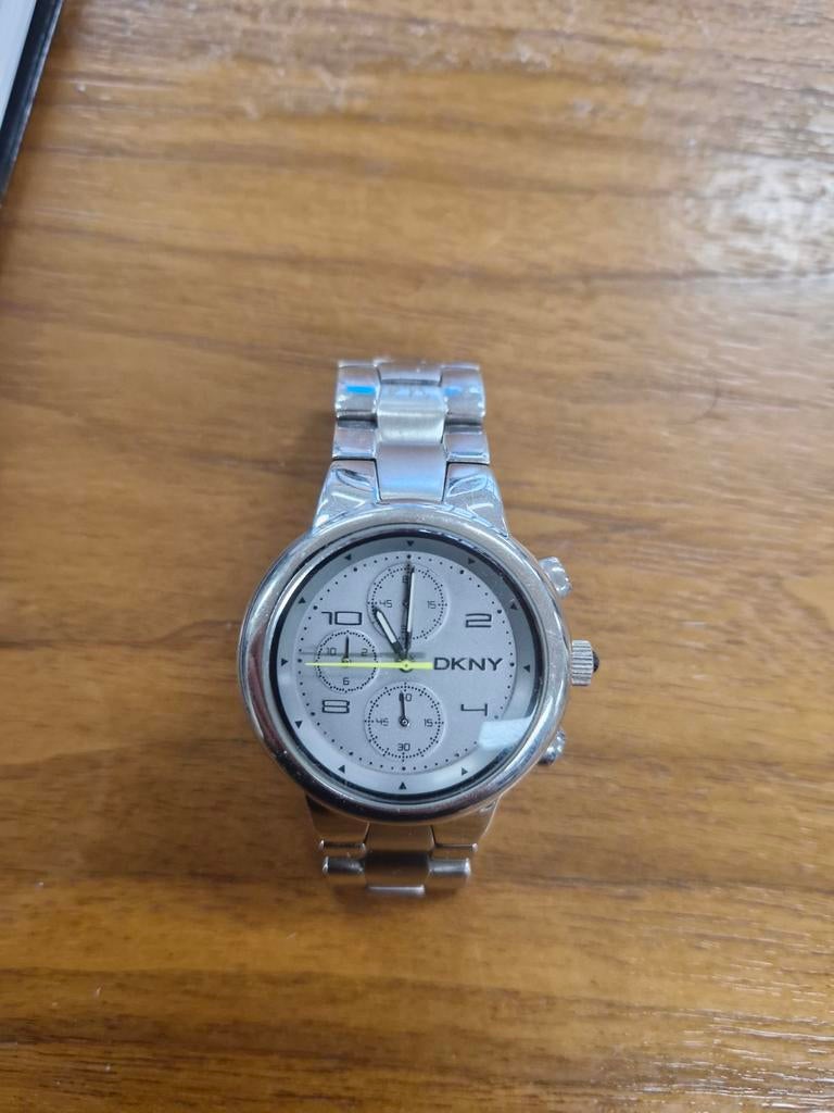DKNY herenhorloge met stalen band, Ophalen of Verzenden