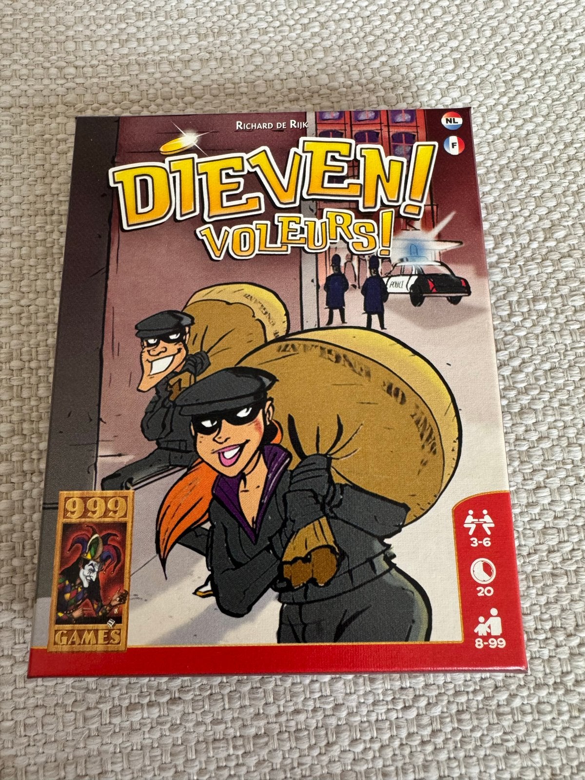 Dieven! Voleurs! kaartspel 999 Games - Nieuw, Drie of vier spelers, Ophalen of Verzenden, Nieuw