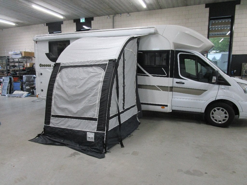 Fortex voortent 2,20 mtr x 2,5 mtr., montage aan de luifel, Ophalen, Zo goed als nieuw, Ten Cate All Season 240g/m2, Overige merken