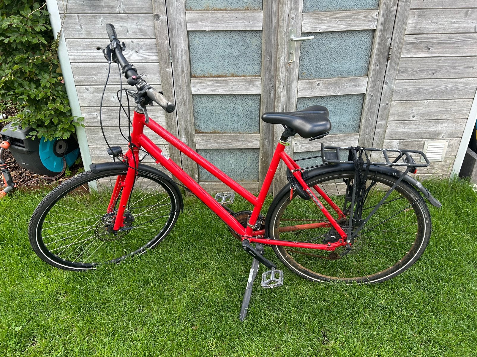 Exclusieve Jongerius met aandachtpuntjes, Gebruikt, Versnellingen, 56 cm of meer, Schijfrem