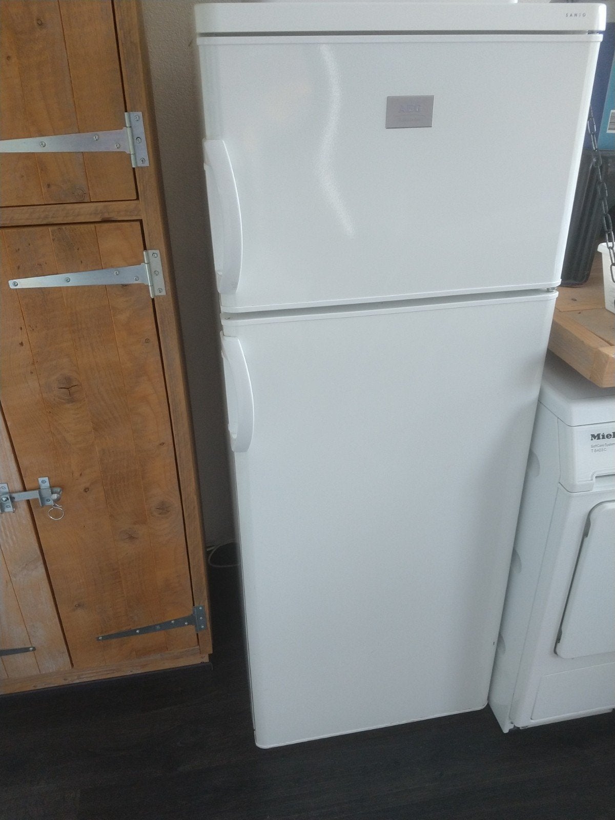 koel/vries combinatie AEG SANTO, Ophalen, Gebruikt, 200 liter of meer, Met aparte vriezer