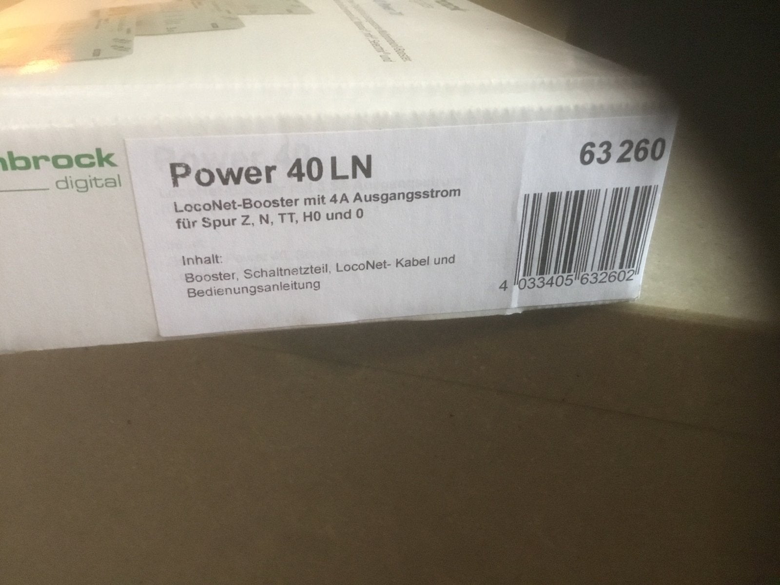 Uhlenbrock Power 40 LN LocoNet-Booster met 4A uitgangsstroom, Overige merken, Gelijkstroom of Wisselstroom, Overige typen, Ophalen of Verzenden