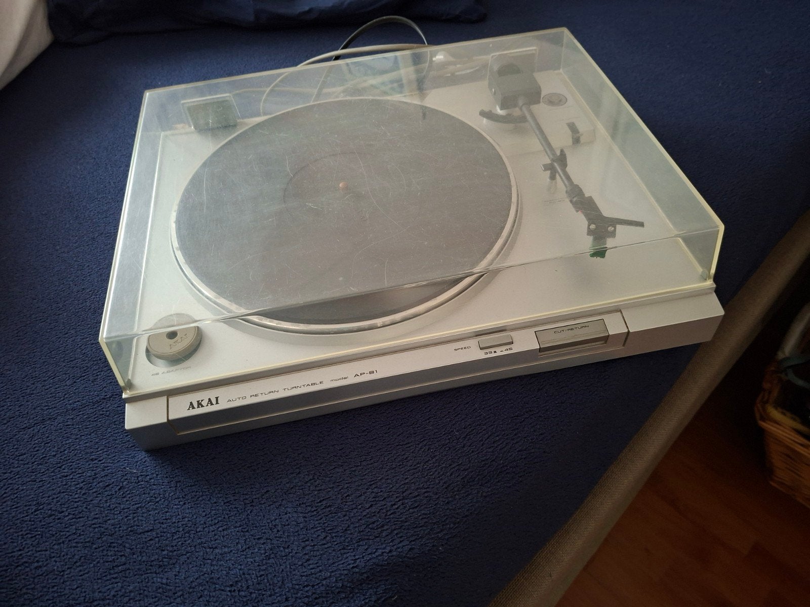 AKAI DRAAITAFEL pick-up, Ophalen of Verzenden, Zo goed als nieuw, Akai