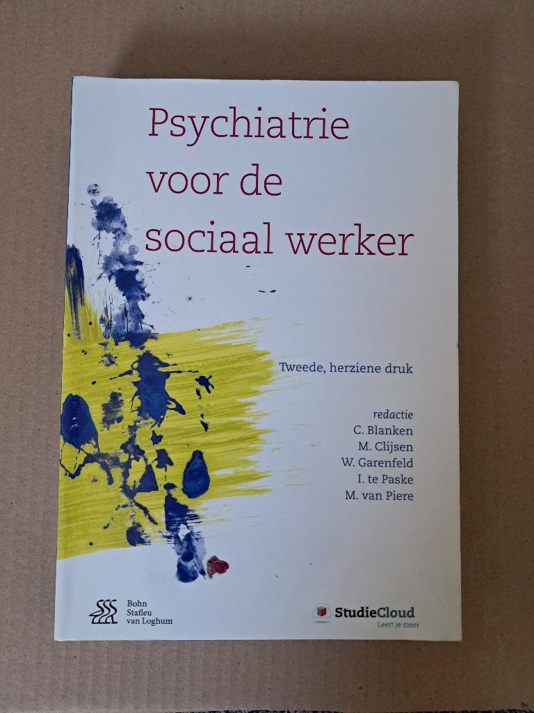 Studieboek Psychiatrie voor de sociaal werker, Ophalen of Verzenden, Alpha, Zo goed als nieuw, HBO