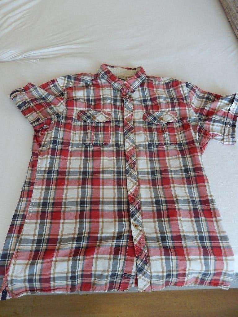 overhemd heren korte mouwen, Kleding | Heren, Overhemden, Straight forward good, Meerkleurig, Ophalen of Verzenden, Zo goed als nieuw