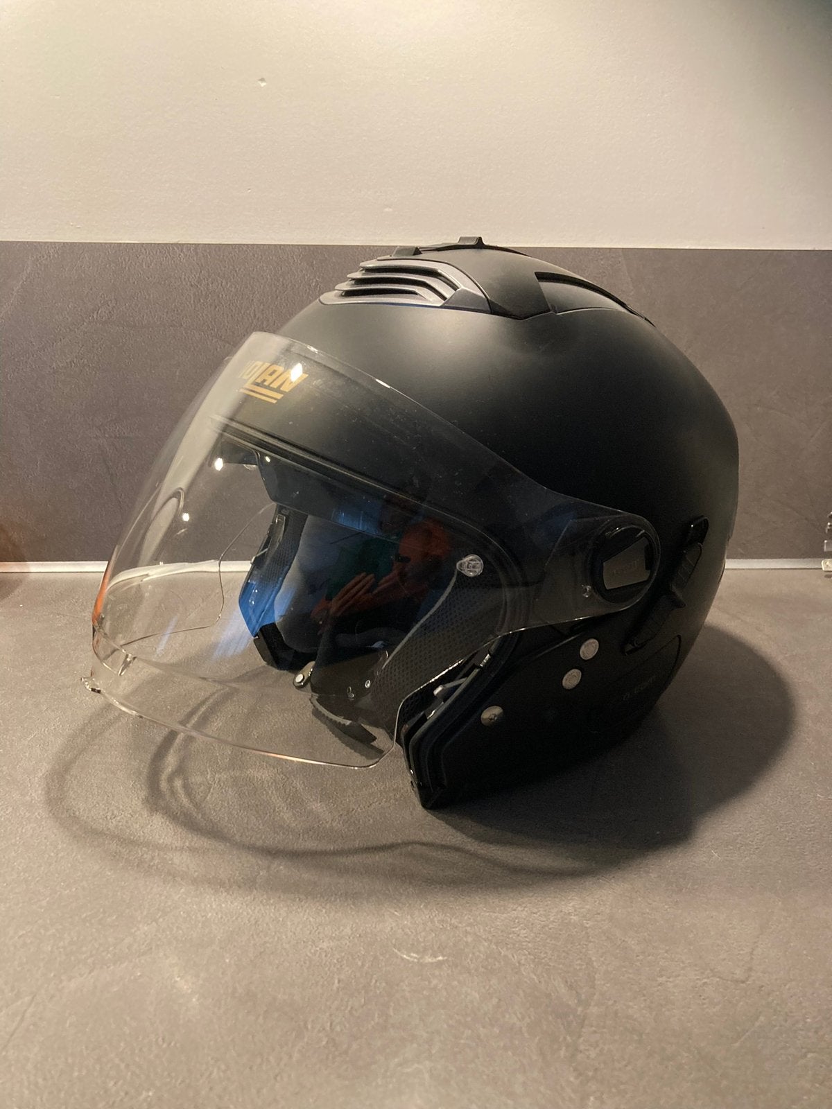 Nolan helm motorhelm/bromfietshelm/scooterhelm maat XXS zgan, Fietsen en Brommers, Ophalen of Verzenden, Zo goed als nieuw
