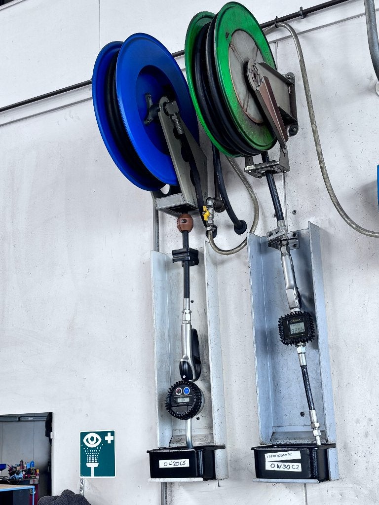 Raasm Oliehaspel 12 meter met Gartec Digitale Meter, Ophalen, Gebruikt, Raasm, Nvt