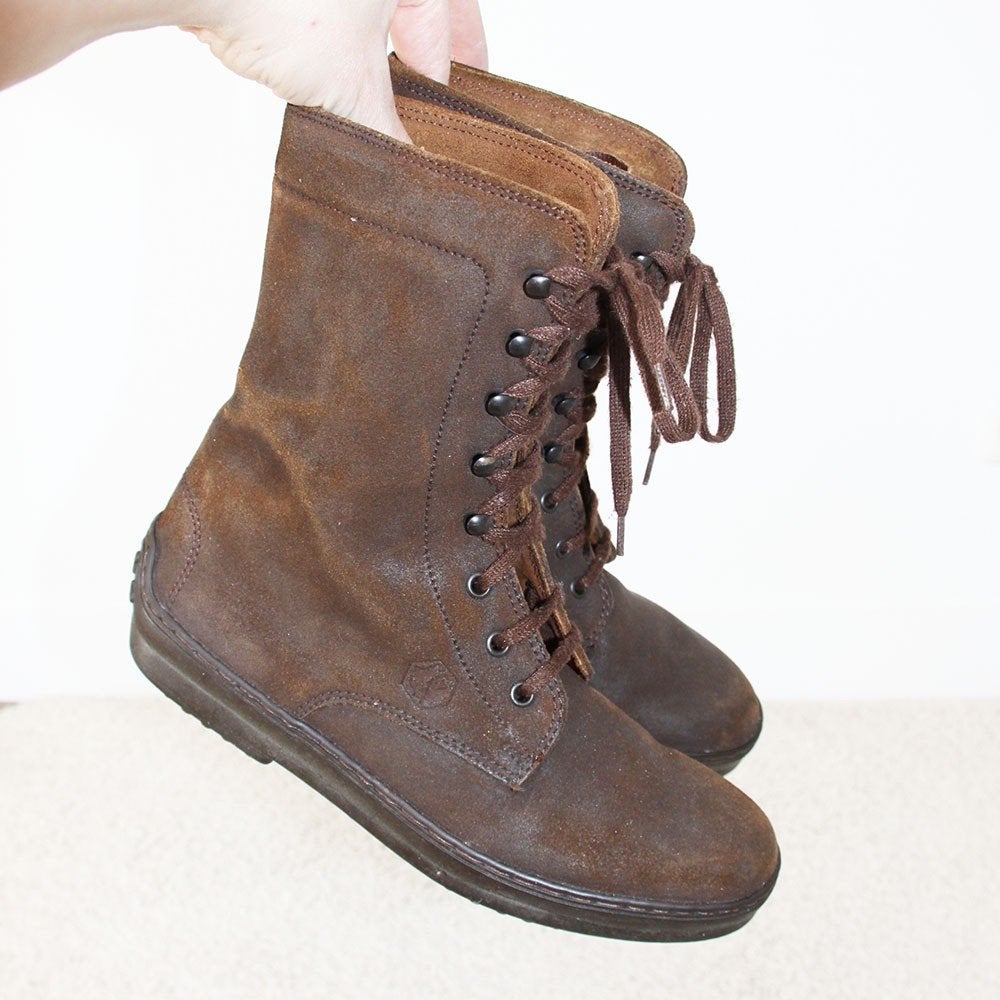 Zeer Mooie Leren Lumberjack Laarsjes -s14 (Maat 39) € 45,-, Bruin, Lage of Enkellaarzen, Ophalen of Verzenden, Zo goed als nieuw