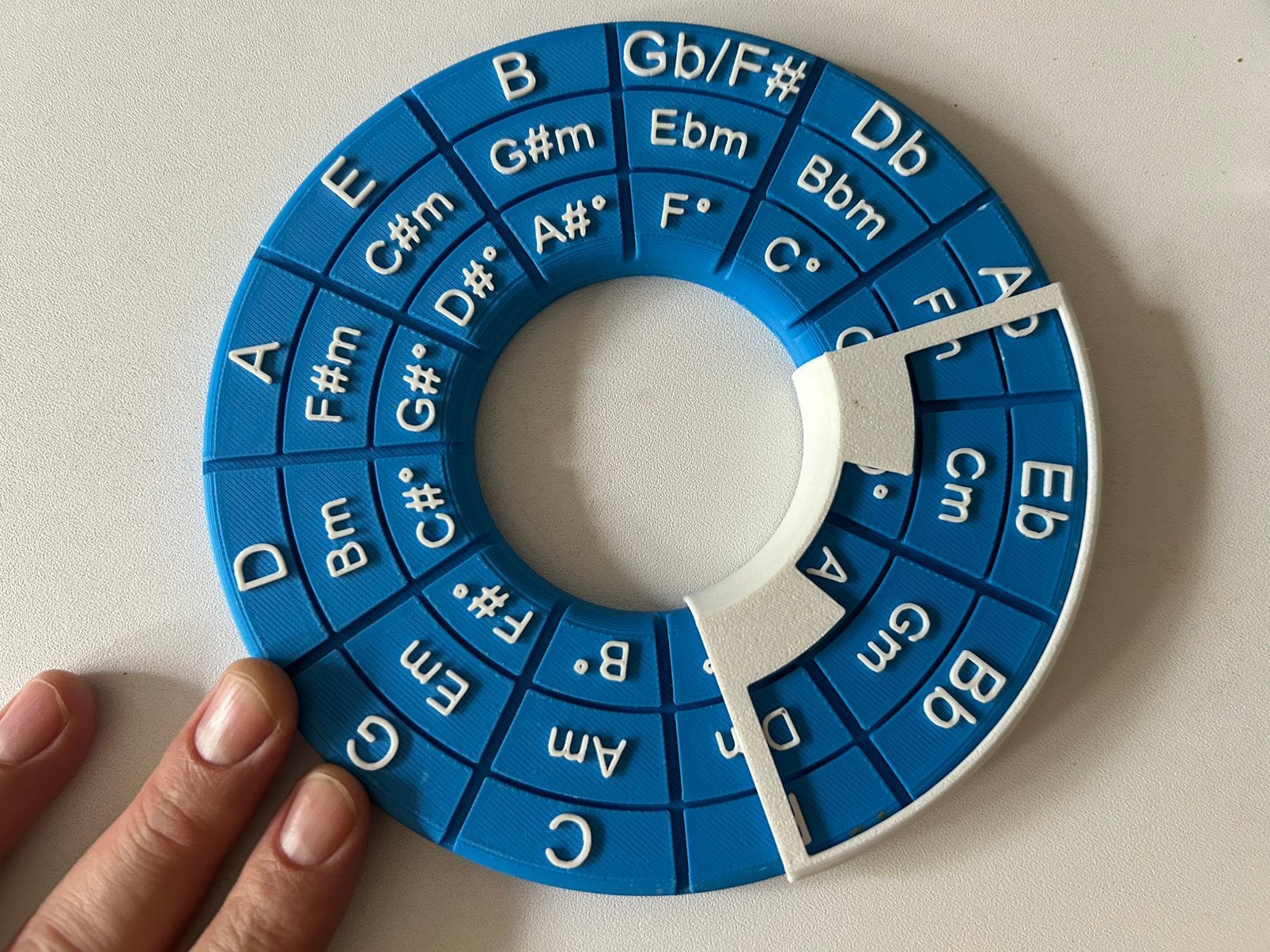 Pentatonic scale disc, circle of fifths., Muziek en Instrumenten, Snaarinstrumenten | Gitaren | Akoestisch, Ophalen of Verzenden