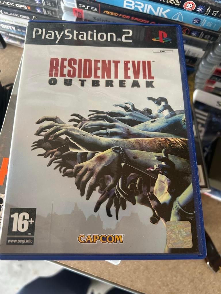 Resident Evil Outbreak - PlayStation 2 (PS2), Spelcomputers en Games, Avontuur en Actie, Online, Gebruikt, 1 speler