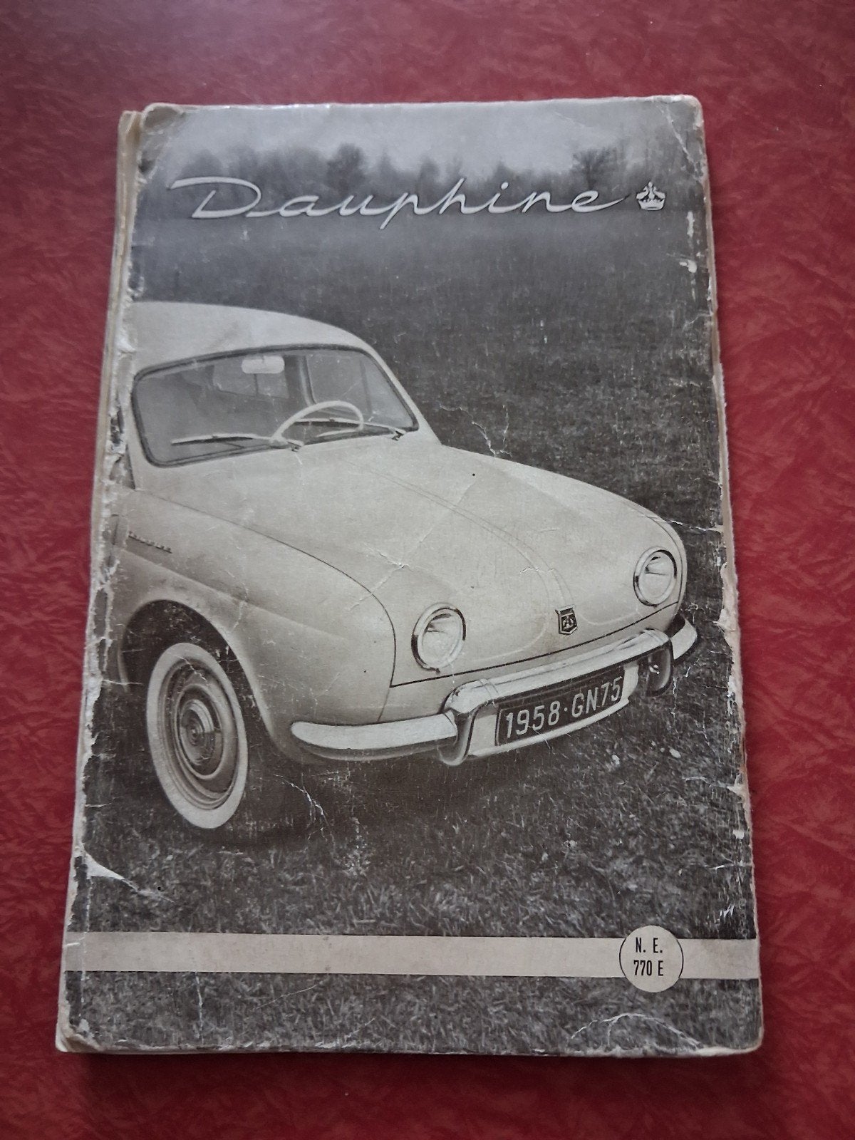 Renault Dauphine instructieboekje 1958, Ophalen of Verzenden