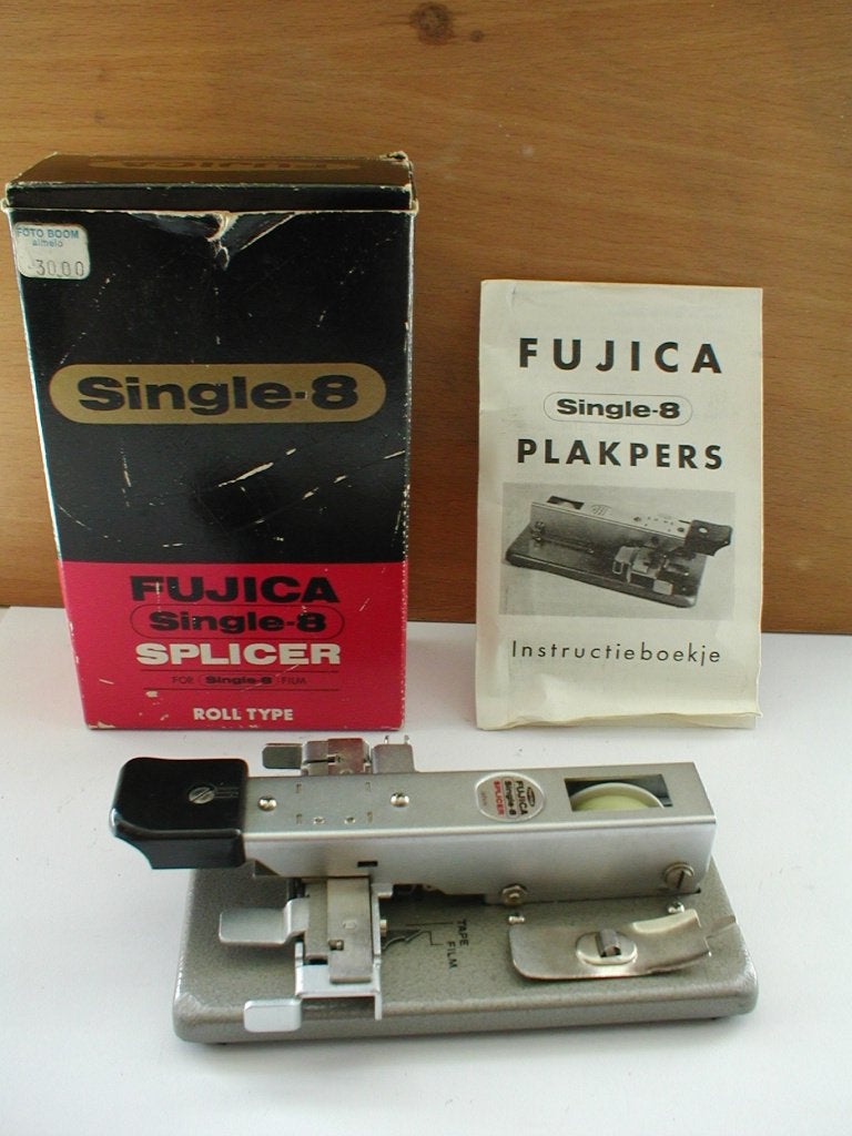 Fujica Single-8 Splicer, plakpers voor Single-8 film, Ophalen of Verzenden, 8mm, (Video)band