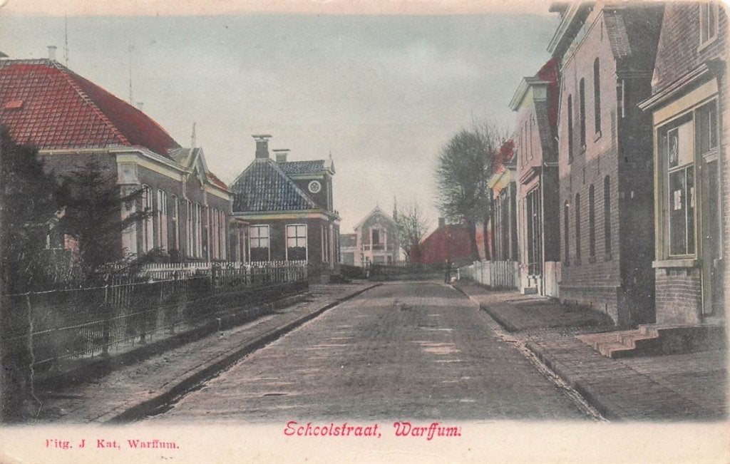 703-144-043 Schoolstraat Warffum, Verzenden, Voor 1920, Groningen