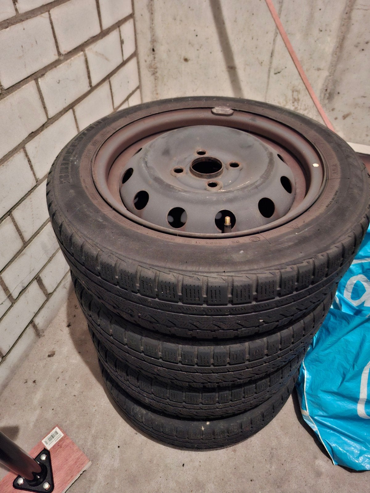 155/65R14 Winterbanden, Ophalen, 14 inch, Gebruikt, 155 mm