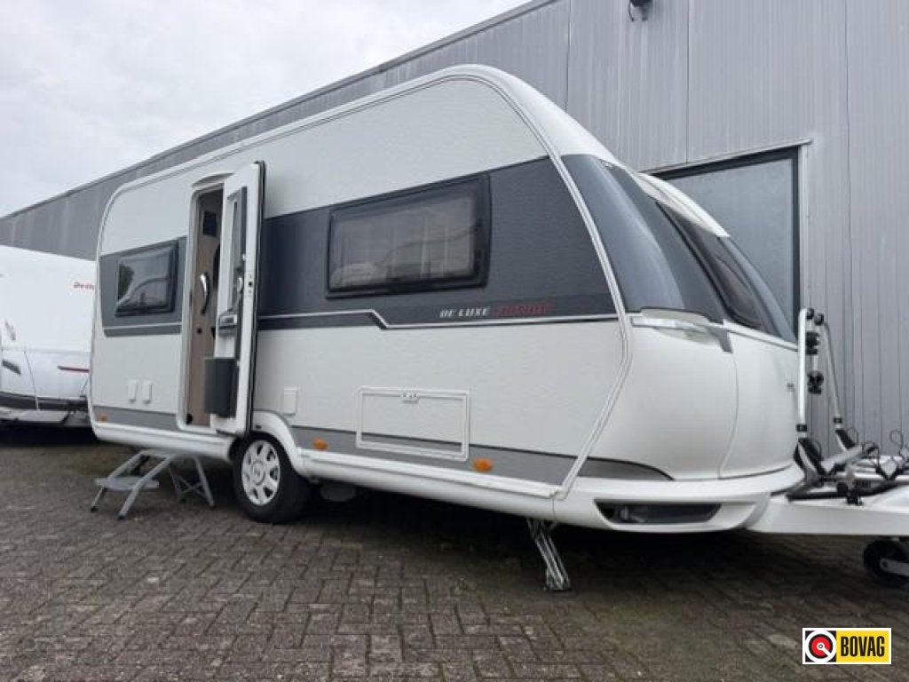 Hobby De Luxe Edition 460 UFE 2018 Mover/Voortent/Fiets 2x, Caravans en Kamperen, Rondzit, Hobby, Bedrijf, Schokbreker