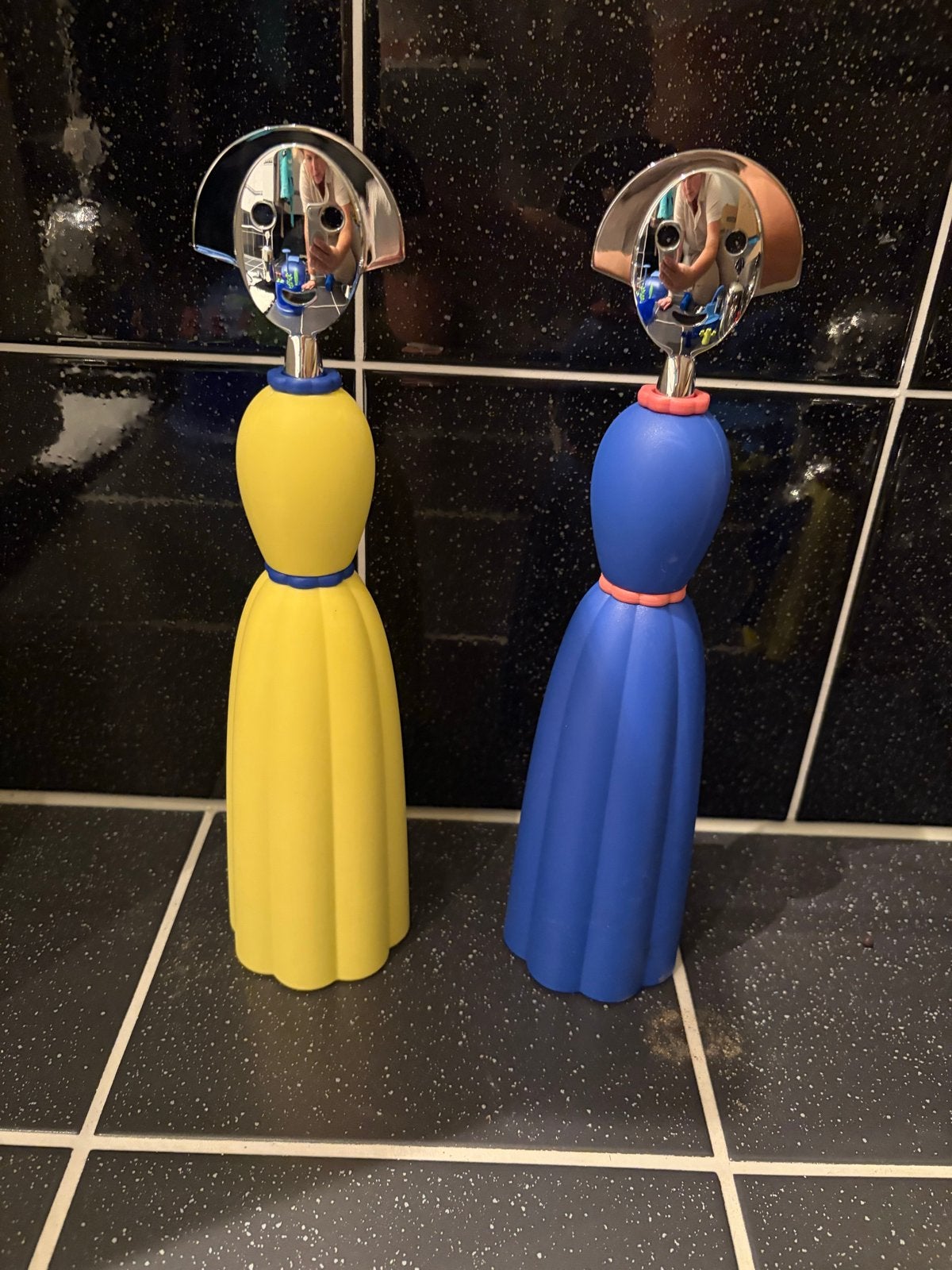 Alessi peper- en zoutmolen set - Geel en Blauw, Ophalen, Kunststof, Alessi, Meerkleurig