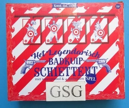Het legendarische badkuip schiettent spel nr. 088059-00, Ophalen, Nieuw