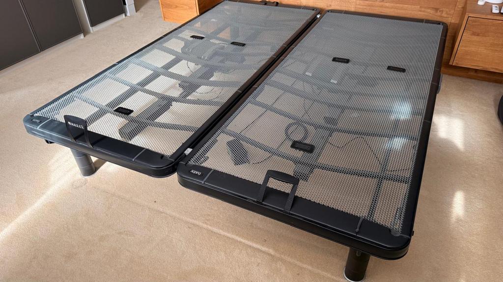 Auping bed. 2x 900x2100 mm, Huis en Inrichting, Slaapkamer | Bedden, Ophalen, Gebruikt, Tweepersoons, 180 cm