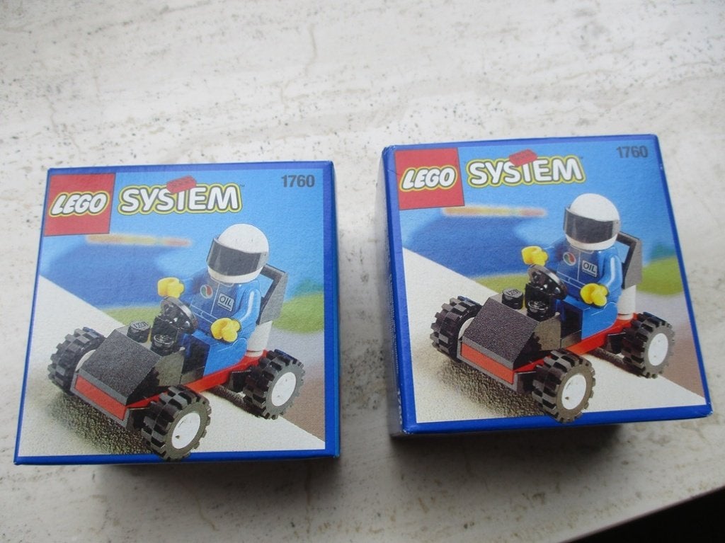 2X Lego 1760 Go cart jaar 1995 NIEUW EN GESEALED, Overige thema's, Verzenden, Lego, Nieuw