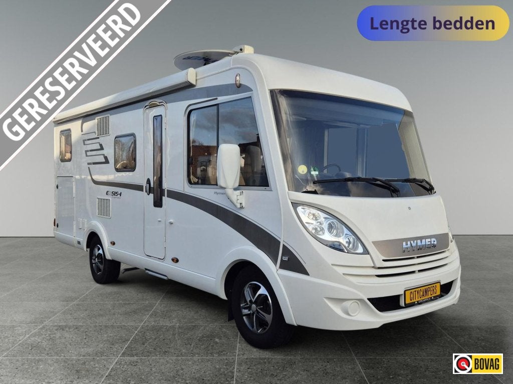 Hymer Exsis 578 Lengtebedden / Hefbed, Integraal, Standaard zit, Ringverwarming, Fiat