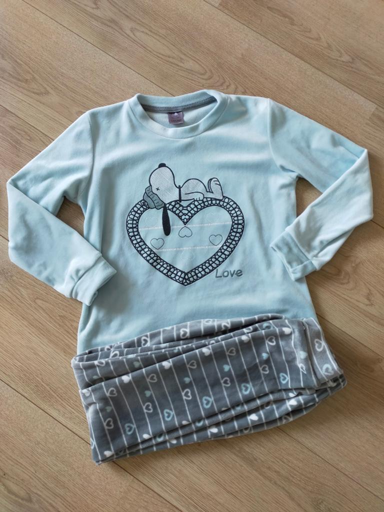 Zgan! Heerlijk zachte nicky velours Snoopy pyjama!, Ophalen of Verzenden, Zo goed als nieuw, Meisje, Nacht- of Onderkleding