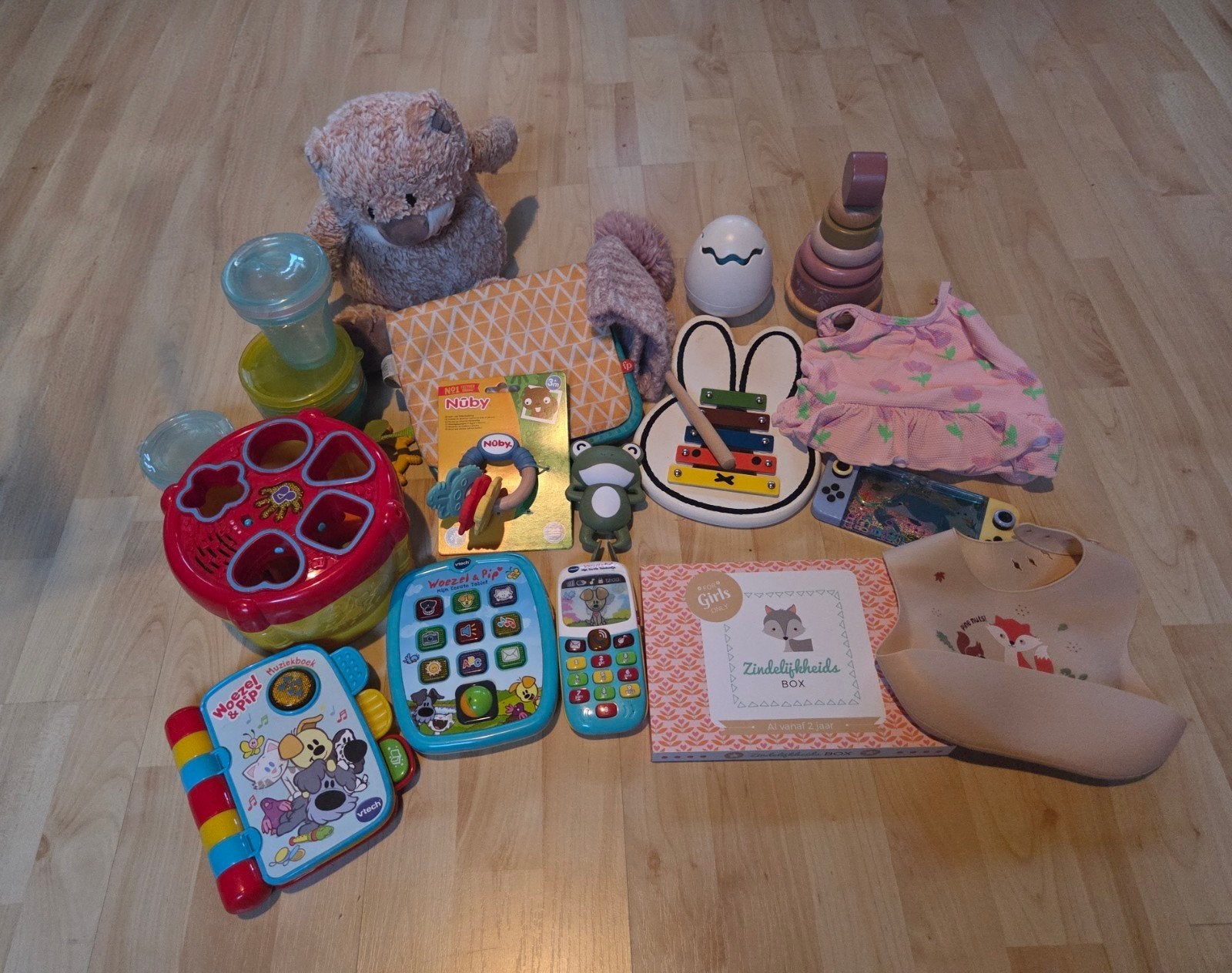 Gratis kinderspullen, Ophalen, Gebruikt