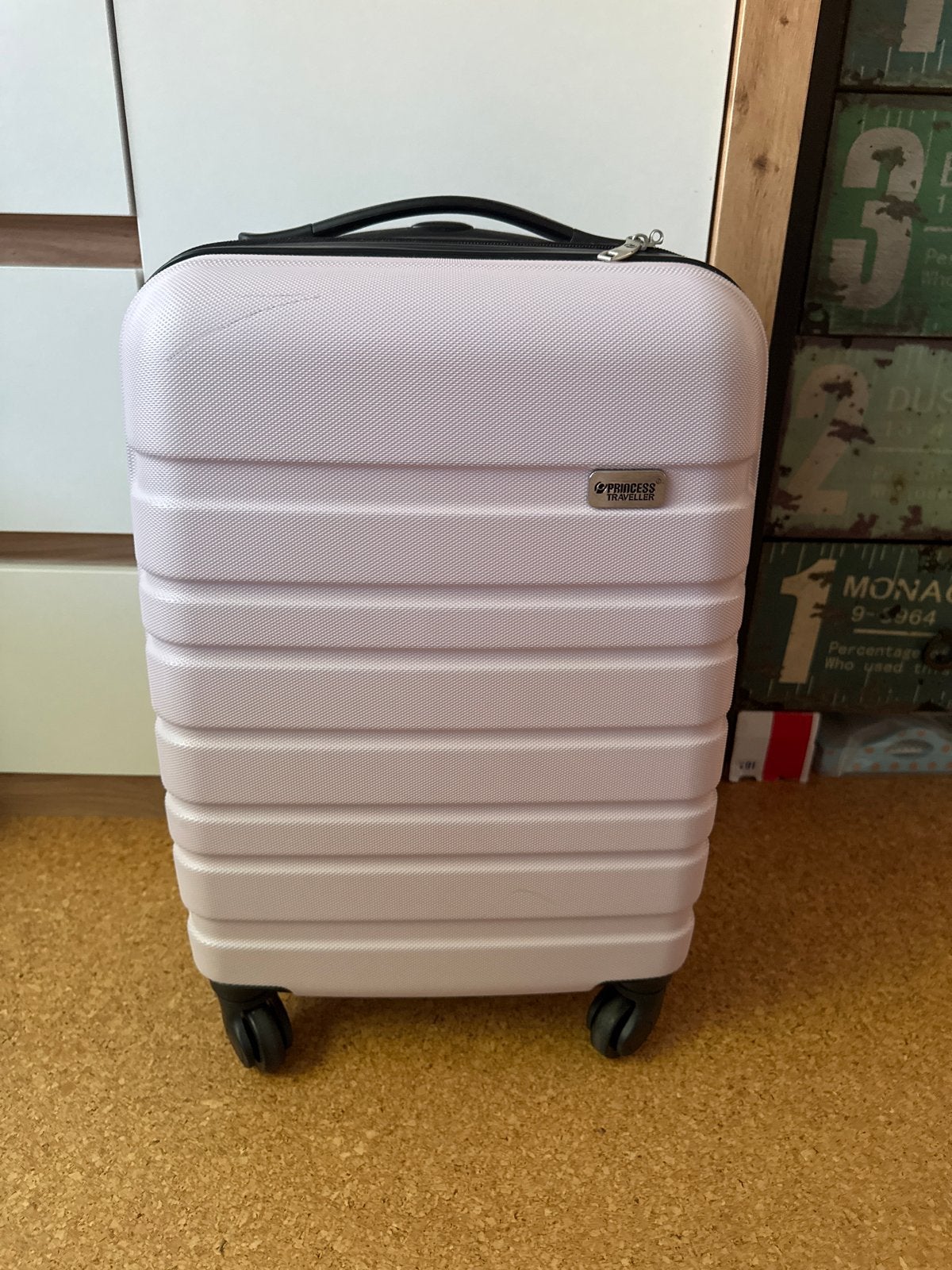 Princess Traveller handbagage koffer roze, Ophalen, 40 tot 60 cm, 30 cm of meer, Gebruikt