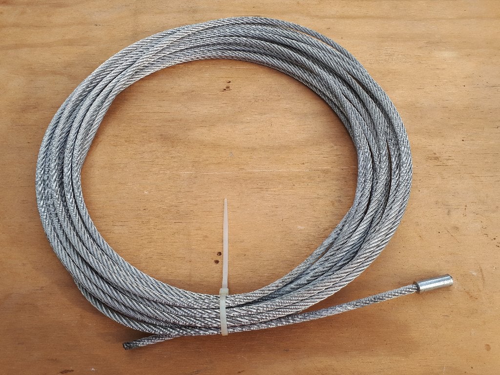 Staalkabel staaldraad lierkabel hijskabel 6,7 mm x 14 meter, Ophalen of Verzenden, Nieuw