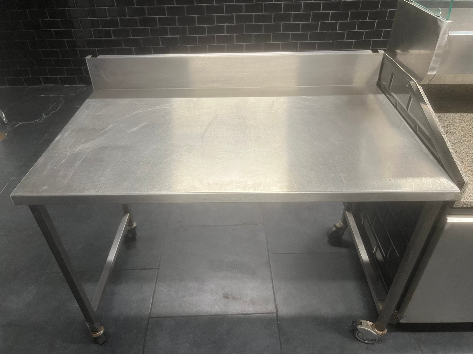 Werkbank RVS Horeca (Voor vrijdag ophalen), Tuin en Terras, Ophalen, Zo goed als nieuw, Gas