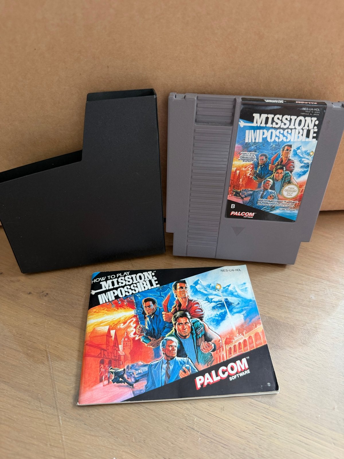 Mission: Impossible NES Game met handleiding en hoes, Spelcomputers en Games, Avontuur en Actie, Gebruikt, 1 speler, Ophalen of Verzenden
