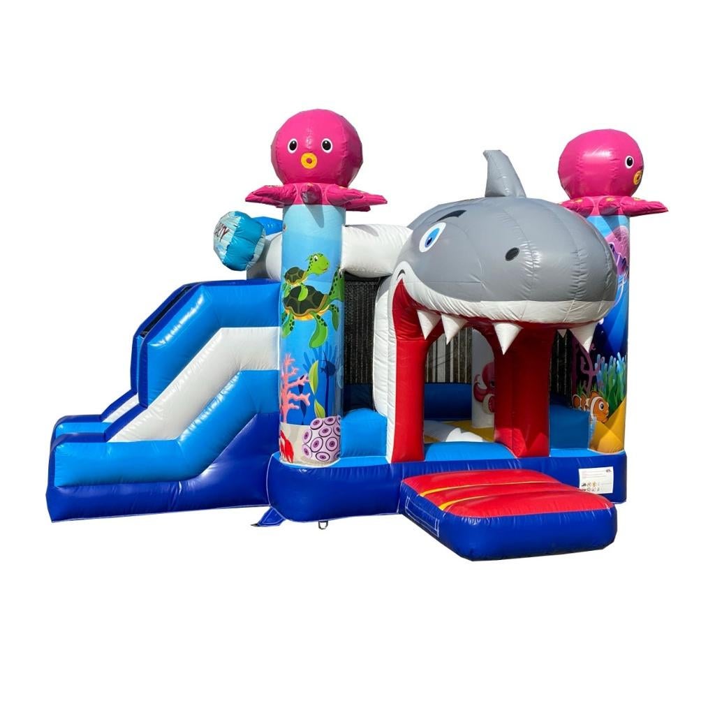 Springkussen Multiplay Zeewereld huren in Rhoon – €63,99, Ophalen, Zo goed als nieuw, Overige