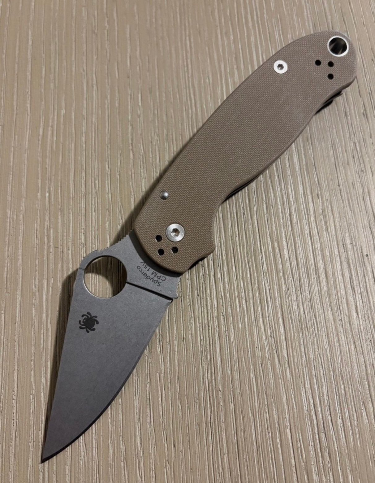 Spyderco para 3, Caravans en Kamperen, Kampeergereedschap, Verzenden, Zo goed als nieuw