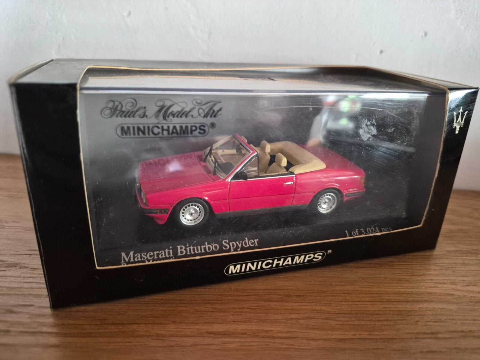 Minichamps Maserati Biturbo Spyder, Hobby en Vrije tijd, Ophalen of Verzenden, Nieuw, Auto, MiniChamps