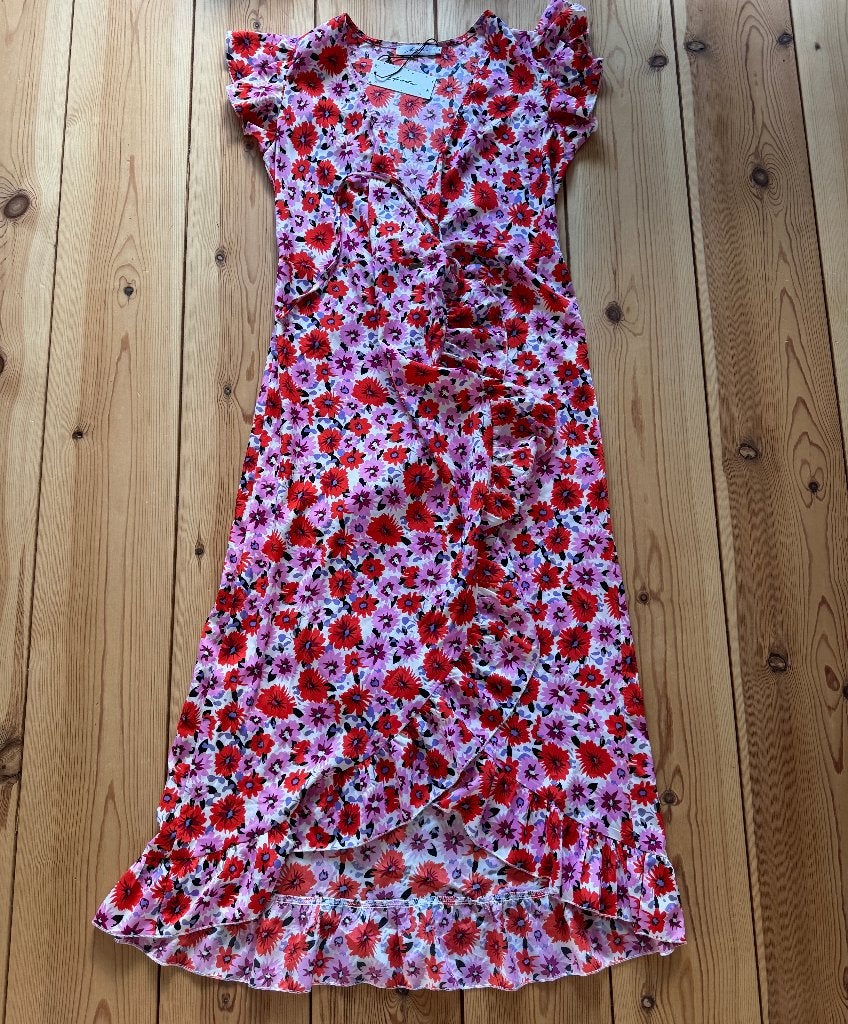 Ambika Jurk - Maxi dress - Roze Rood - Small / 36 - NIEUW, Nieuw, Ophalen of Verzenden, Maat 36 (S), Ambika