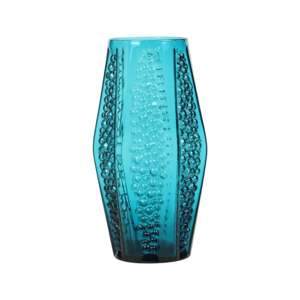 Vintage Blauwe Design Bubble Vaas Stolle Nieman Jaren 70, Antiek en Kunst, Ophalen of Verzenden